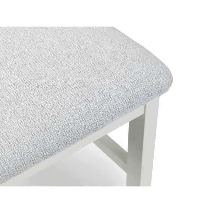 Coxmoor Dining Chair Ivory Lacquer & Grey Linen Seat Pad