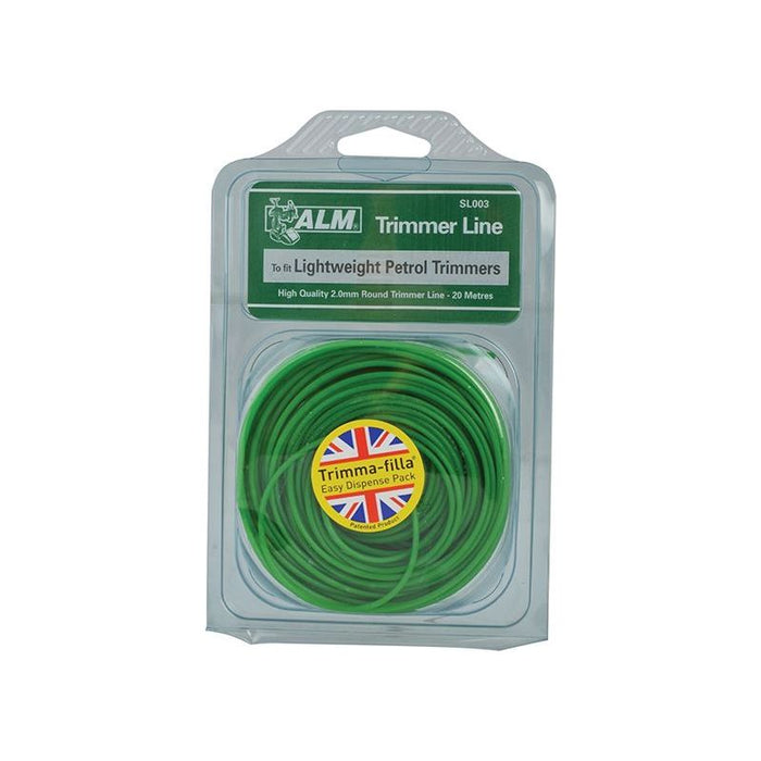 Alm Manufacturing SL003 Light-Duty Petrol Trimmer Line 2.0mm x 20m ALM Manufacturing - Town Tools