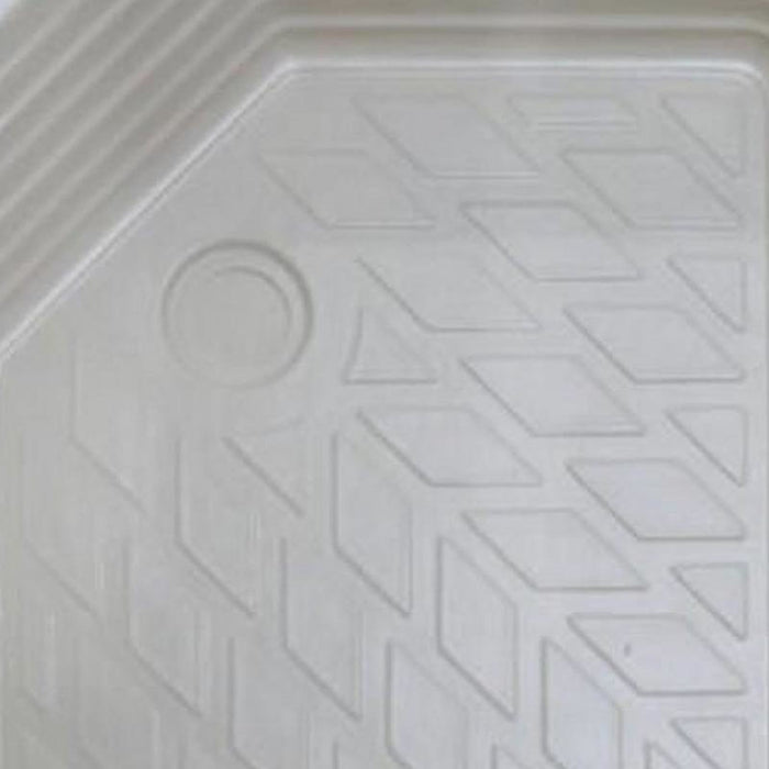 Atlas Shower Tray with Angled Corner 755 x 755 x 190mm (30 x 30 x 7")