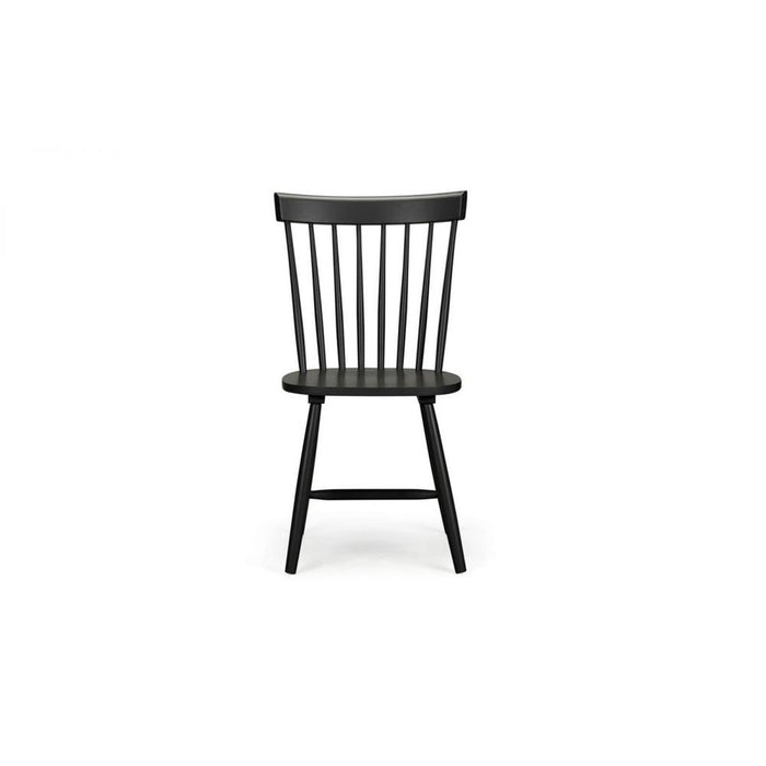 Torino Black Chair Retro Style Tapered Legs