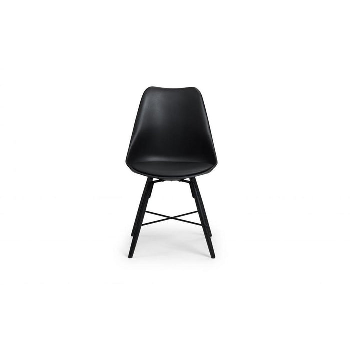 Kari Dining Chair Black Seat & Black Legs