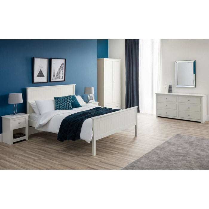 Radley Bedside Unit 1 Drawer 1 Shelf Surf White Lacquer