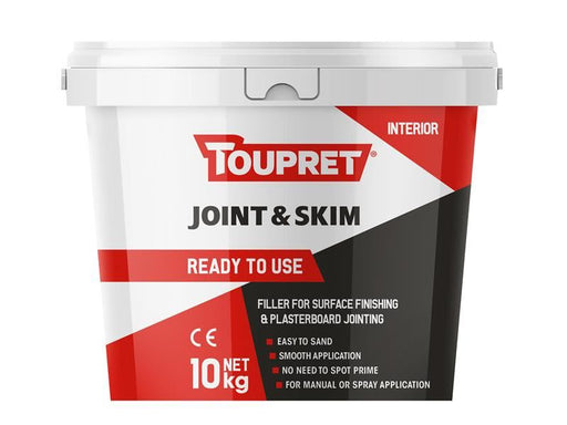Toupret Ready To Use Joint & Skim 10kg Toupret - Town Tools